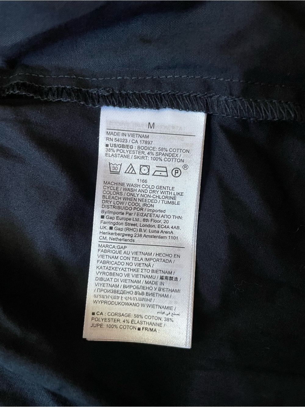 NWT! GAP Black Sleeveless Maxi Dress - Picture 5 of 7